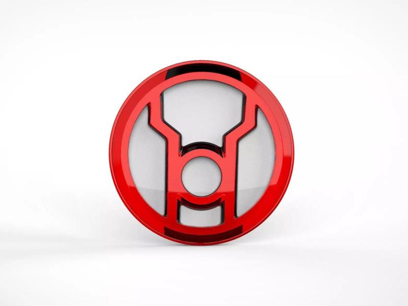 Red Lantern Logo Chest Emblem Symbol