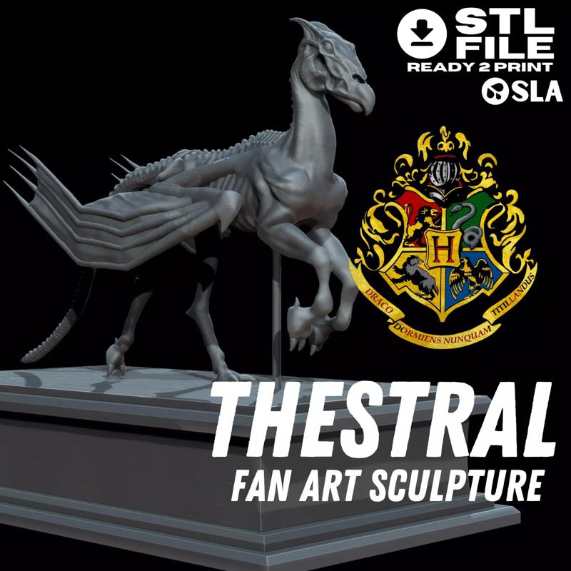 Thestral sculpture - Harry Potter