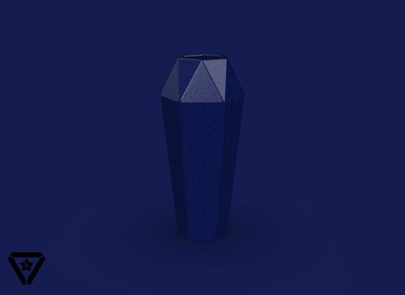 60. Hexagon Geometric Origami Flower Vase - V3 - Sara (Inches)