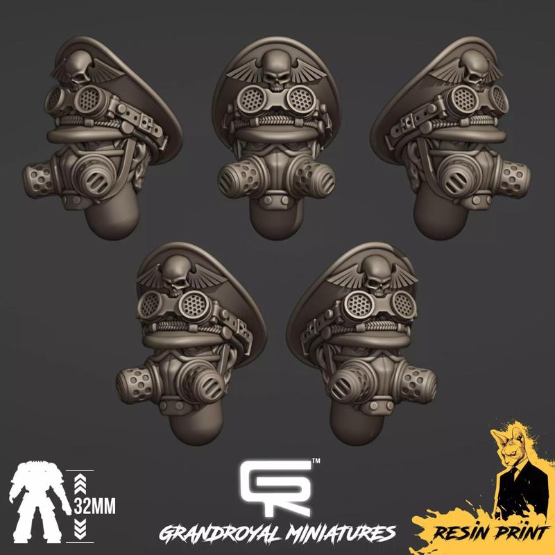 DEATH KORPS COMMANDER HEADS Product Code  DKCH1