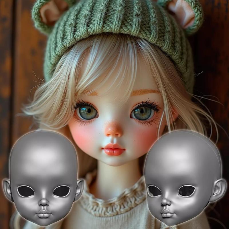 Mia - bjd Head bjd doll  3D Head Headspace Creative Head
