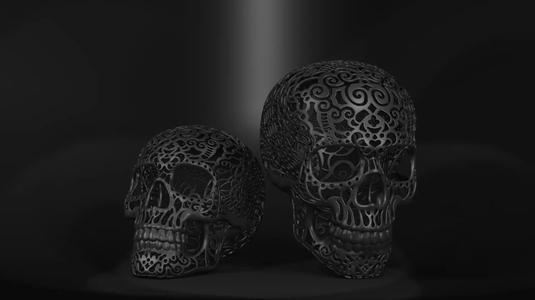 Mexican calavera wire skull