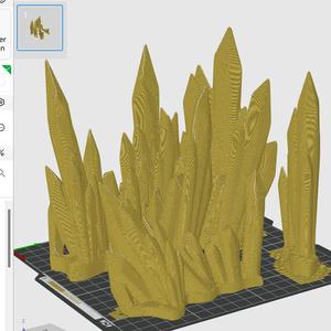 FORTRESS OF SOLITUDE MODGULAR  BACKGROUND CRYSTALS