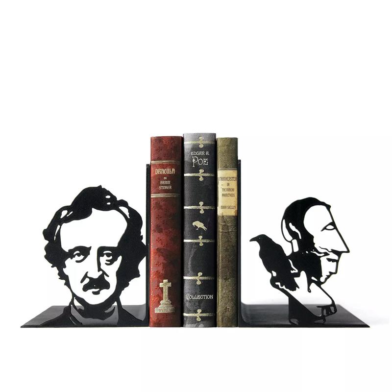 Edgar Allan Poe Bookends