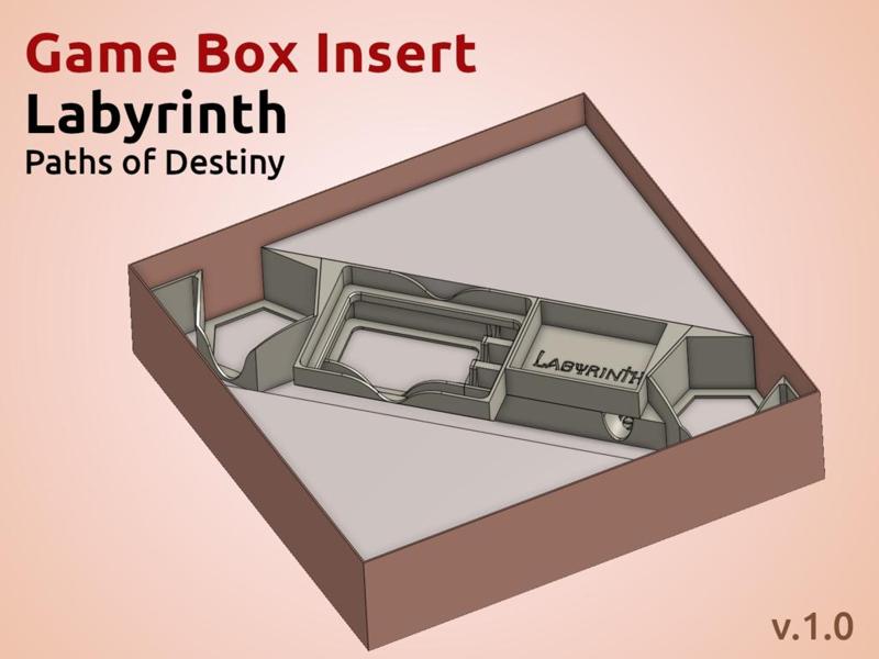 Labyrinth: Paths of Destiny – Board Game Insert