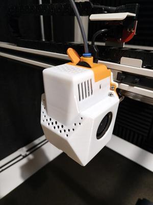 Elegoo Orange Storm Printhead Cover – Improved Airflow + STEP File