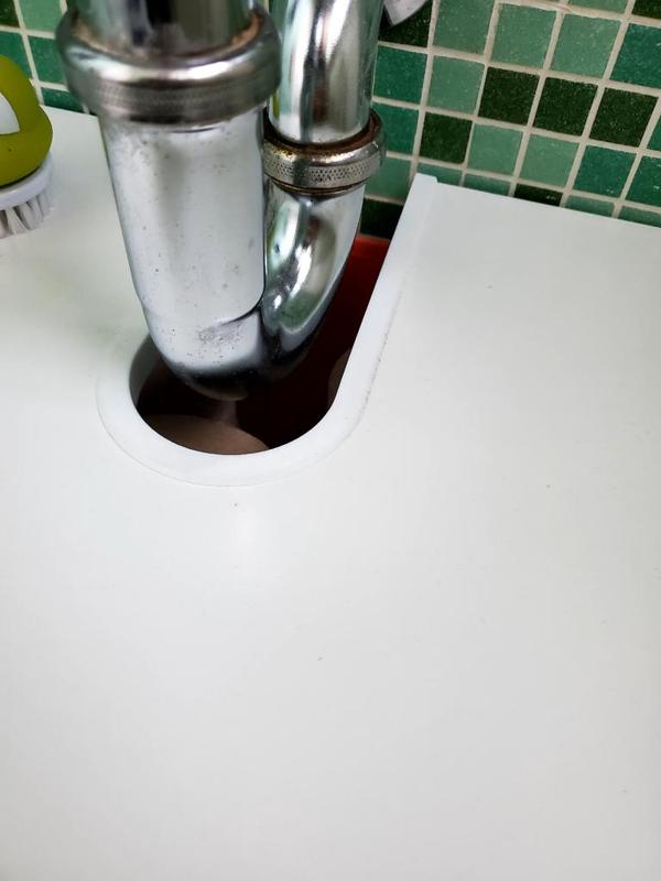 Cover for cabinet cutout