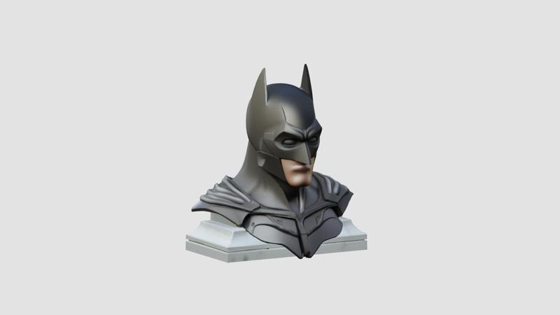Batman bust sculpture