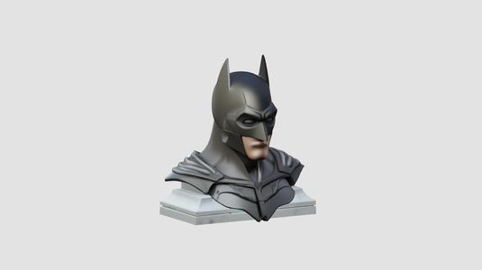 Batman bust sculpture