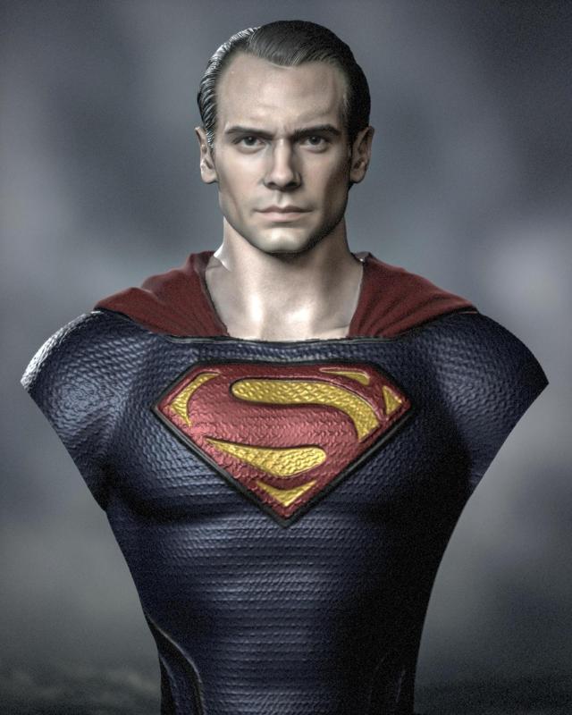 1/6 1/12 Batman V Superman Clark Kent Henry Cavil bust headsculpt Kal-el