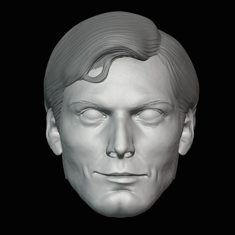 Superman - Christopher Reeves Head 1/6