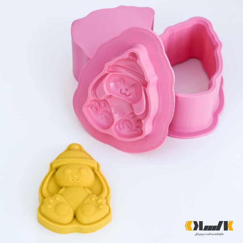 Bathbomb mold - Easter bunny with knit cap