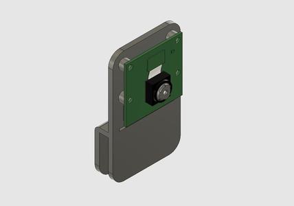 Raspberry Pi Camera Front Mount for Tiny Boy (Mini Fabrikator)