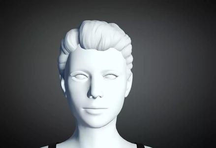 3D Hair style for Female 16 3D model