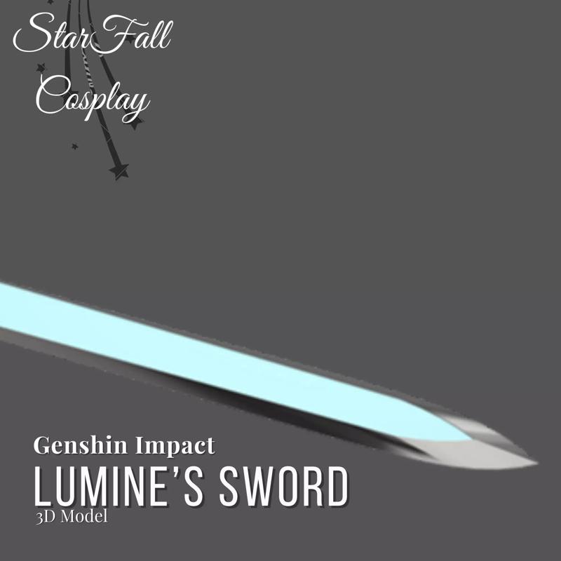 Lumines Sword 3D Model