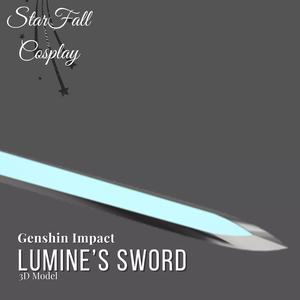 Lumines Sword 3D Model
