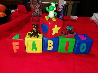 baby name cubes (ornament)