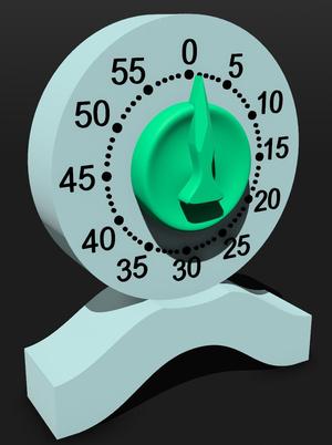 A small minute meter - timer