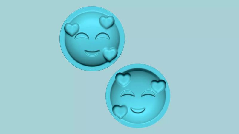 Emoji 10 Cute - Molding Arrangement EVA Foam Craft