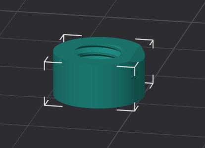 Simple M6 threaded nut