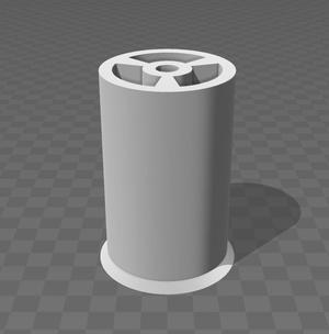 prusa i3 spool support cylinder for M8 like Anet A8