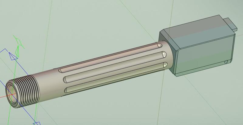 WE Glock 17/18 fixed barrel outer