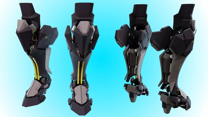 Von Lycaon Cosplay prosthetic legs armor