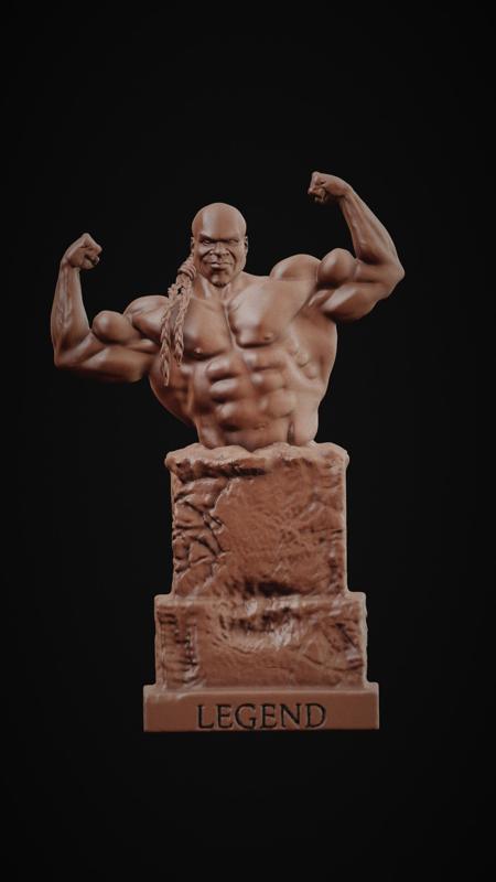 Bodybuilder Bust Kai Greene Fanart