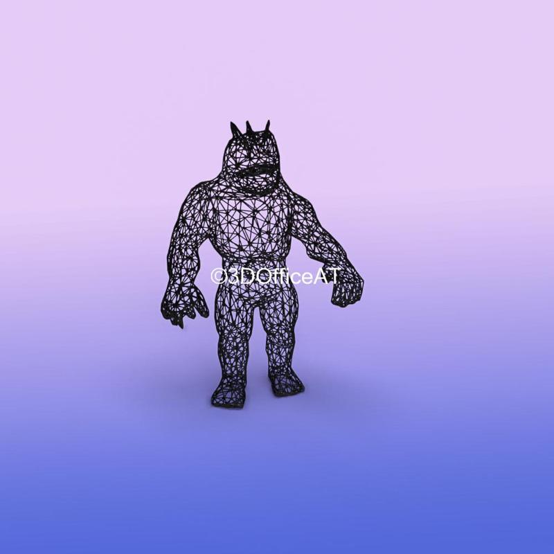 #067 Machoke Pokemon Wiremon Figure