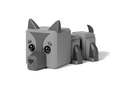 Cute, Flexi Wolf