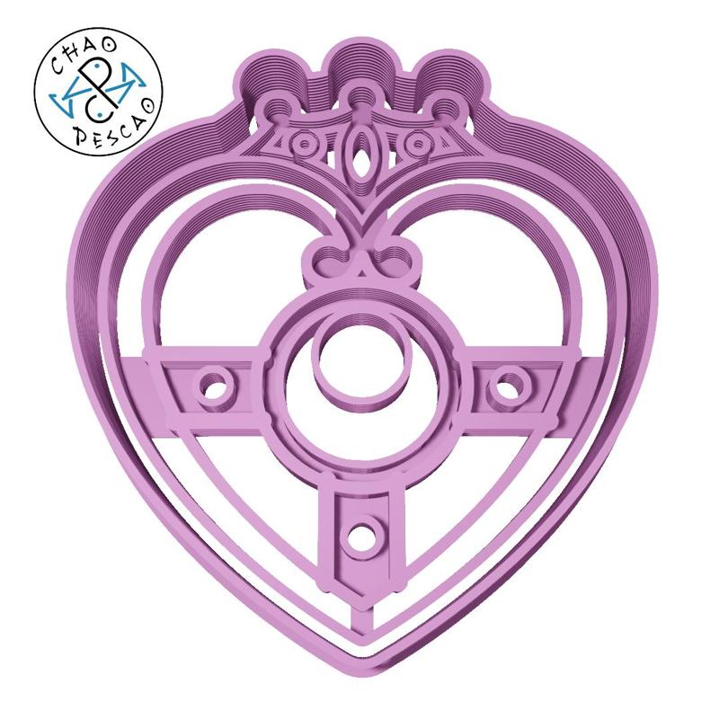 Cosmic Heart - Sailor Moon - Cookie Cutter - Fondant - Polymer Clay