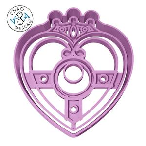 Cosmic Heart - Sailor Moon - Cookie Cutter - Fondant - Polymer Clay