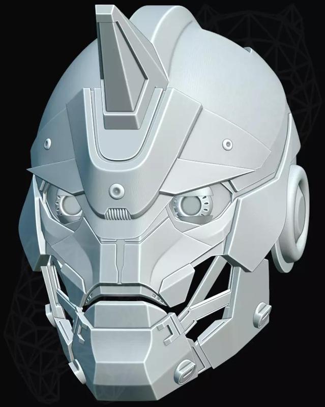 Cayde-6 helmet 3d printable mask