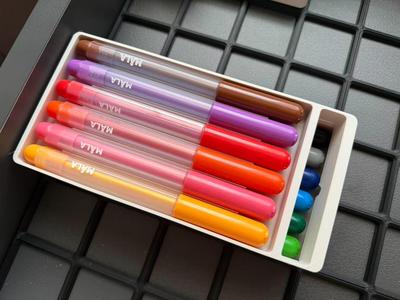 Gridfinity IKEA MALA Colored Pen Double-Layer Staggered Organizer