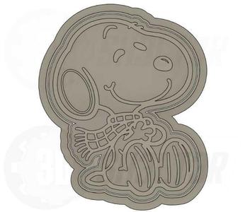 Snoopy cutter cookies, cortador de galletas