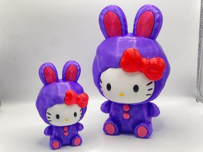 Rabbit Series Sanrio Hello Kitty ~ No AMS required, separate colors and parts toy ornament