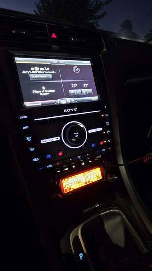 Yaesu FTM-150R + Ford Fusion 2016 Detached Head Mount