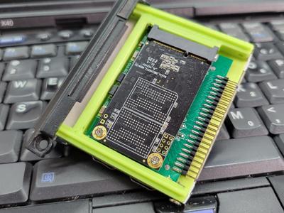 Thinkpad x40 IDE to mSATA converter caddy