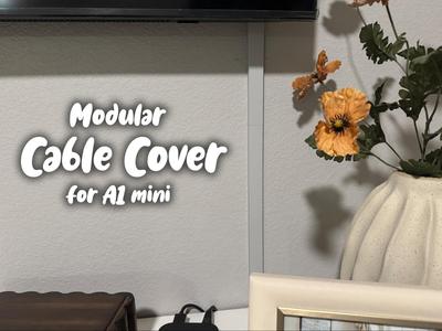 Simple Cable Cover (works on A1 Mini)