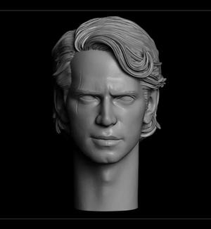 Anakin Skywalker The Clone Wars headsculpt
