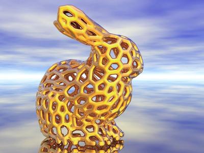 Voronoi Bunny