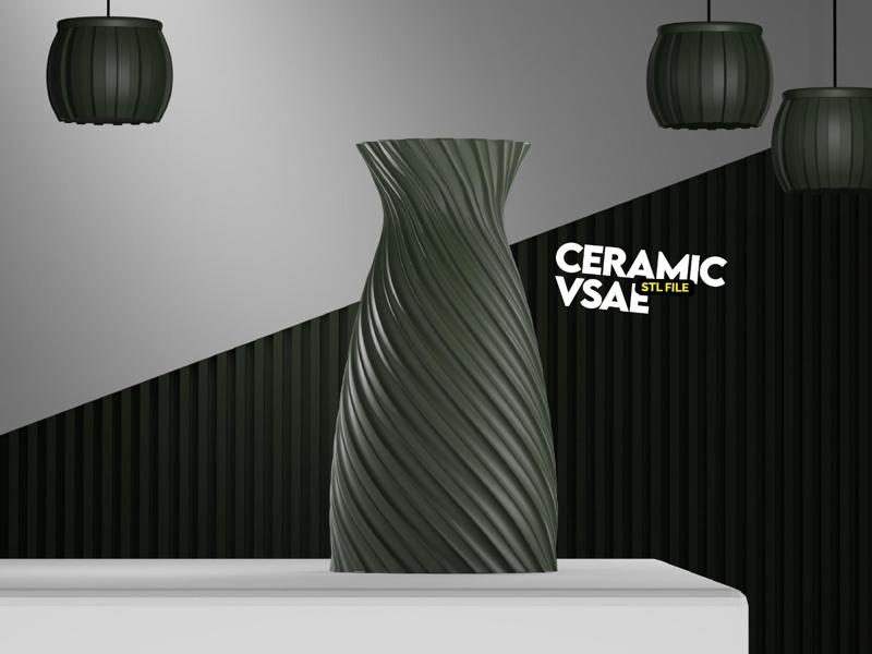 Minimalist Decorative Vase –3D Printed Home Accent