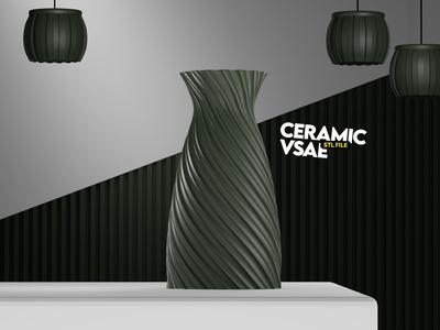 Minimalist Decorative Vase –3D Printed Home Accent