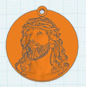 Jesus Christ Keychain 01