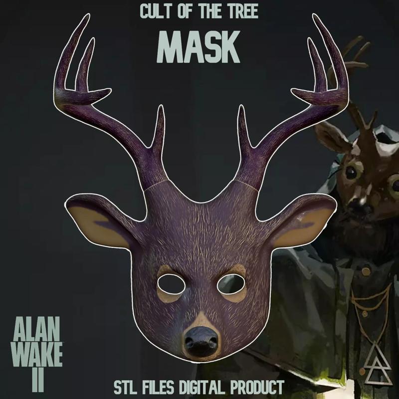 Cult of The Tree Deer Mask Alan Wake 2