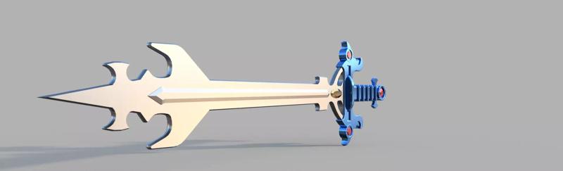 BLAZING SWORD VOLTRON 16 inches