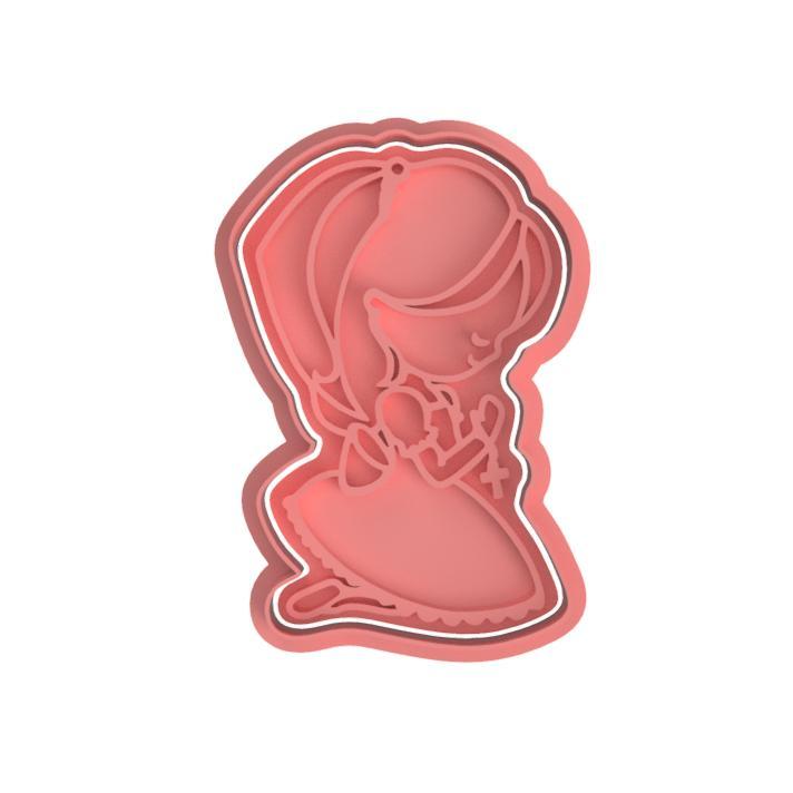 Praying Girl Cookie Cutter