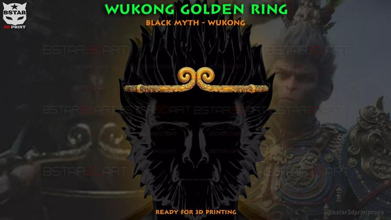 Black Myth Wukong Golden Ring High Quality Details