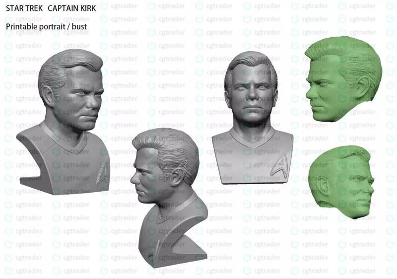 Captain Kirk bust
