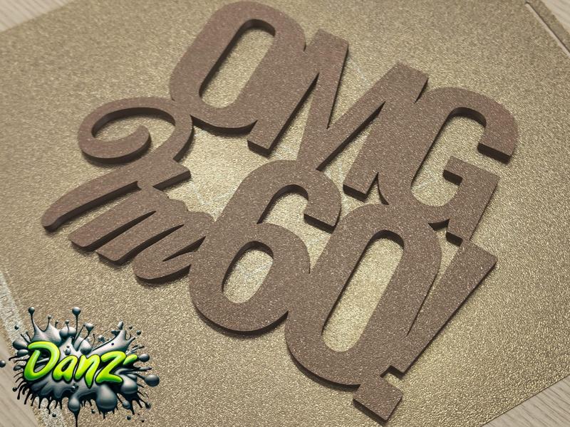 Cake Topper OMG I'm 60 years Birthday